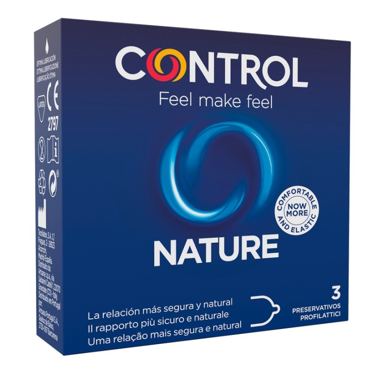 Control Nature 2.0 preservativi tradizionali 3 Pezzi