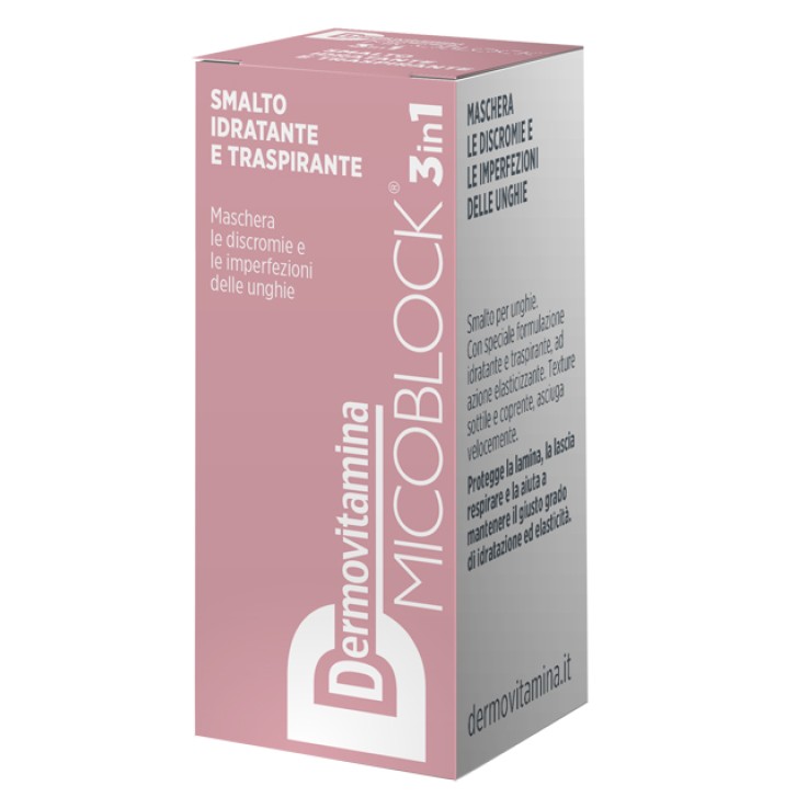 Dermovitamina micoblock 3 in 1 trattamento unghie nude