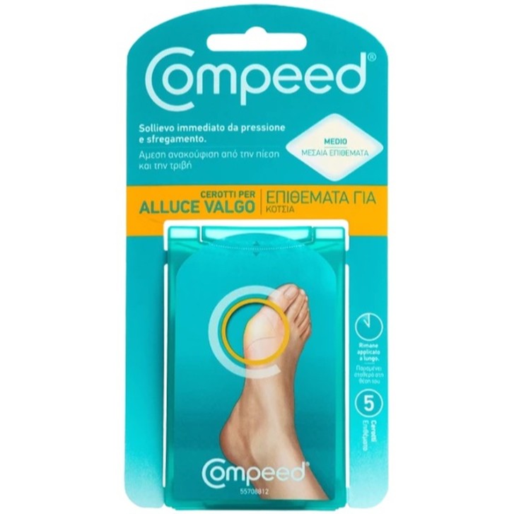 Compeed cerotti per alluce valgo 5 Pezzi