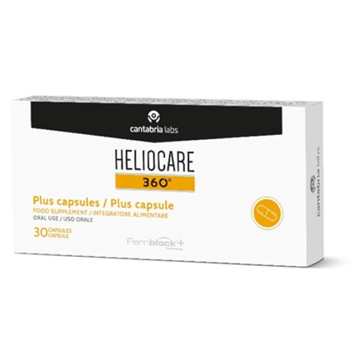 Heliocare 360 Plus integratore alimentare 30 capsule vegane