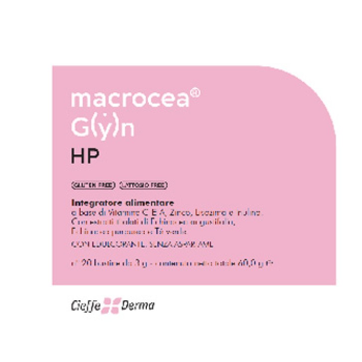 Macrocea Gyn HP integratore per uso ginecologico 20 bustine