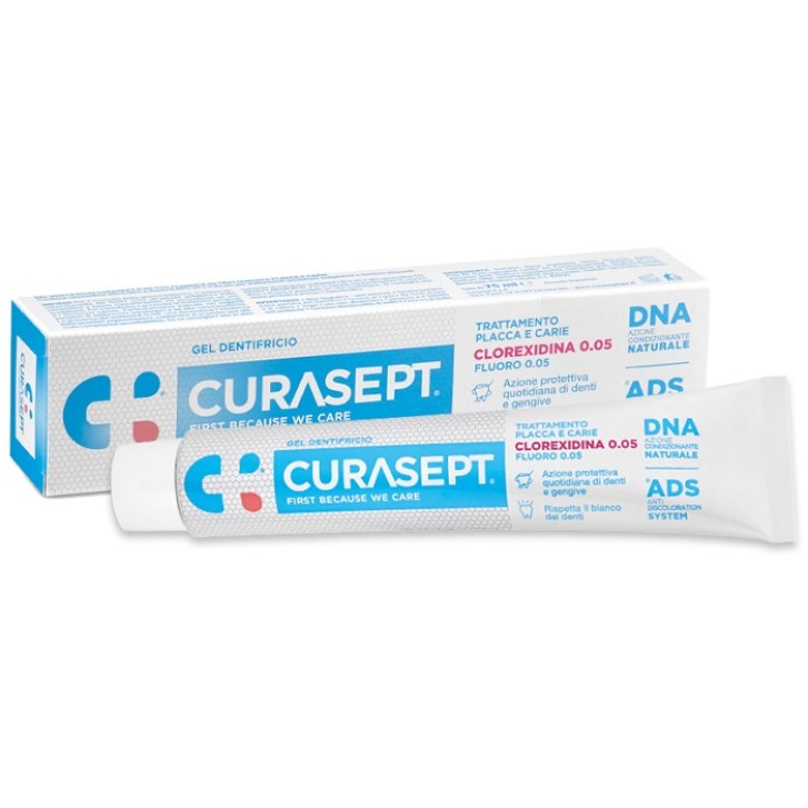 Curasept Clorexidina 0,05% ADS+DNA Gel Dentifricio 75 ml