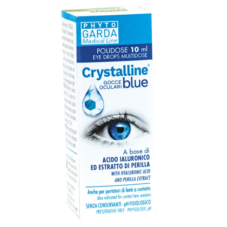 Phyto Garda CRYSTALLINE BLUE gocce oculari, polidose 10 ml