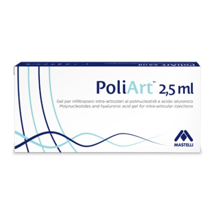 Poliart Siringa per infiltrazioni intra-articolari ai polinucleotidi e acido ialuronico 2,5 Ml