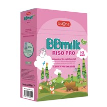 BBMILK RISO PRO latte di riso in polvere 0-12 mesi