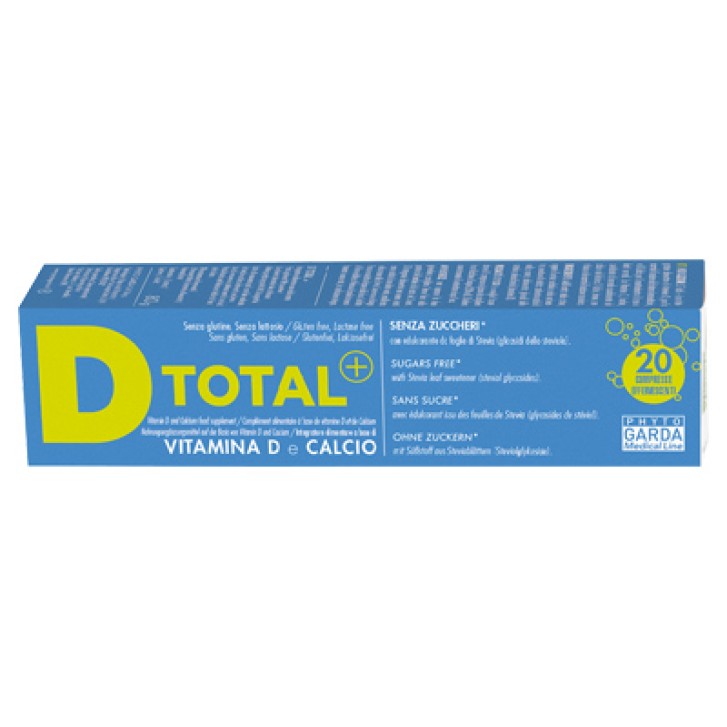 Phyto Garda D Total+ Vitamina D e calcio 20 compresse