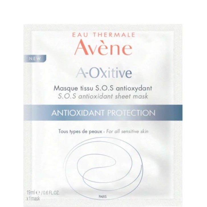 Avne Eau Thermale A-OXITIVE Maschera antiossidante in tessuto monouso