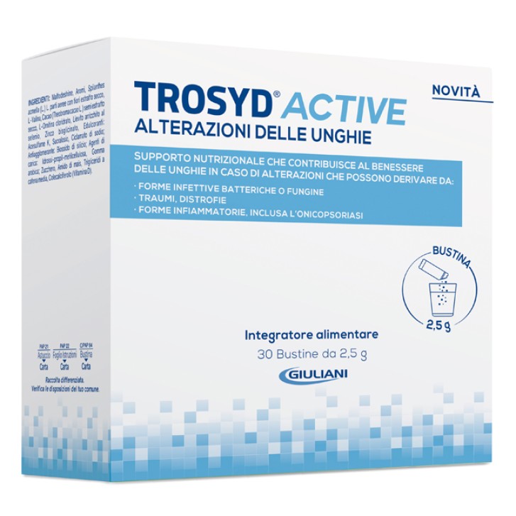 Trosyd Active integratore per l'alterazione delle unghie 30 Bustine