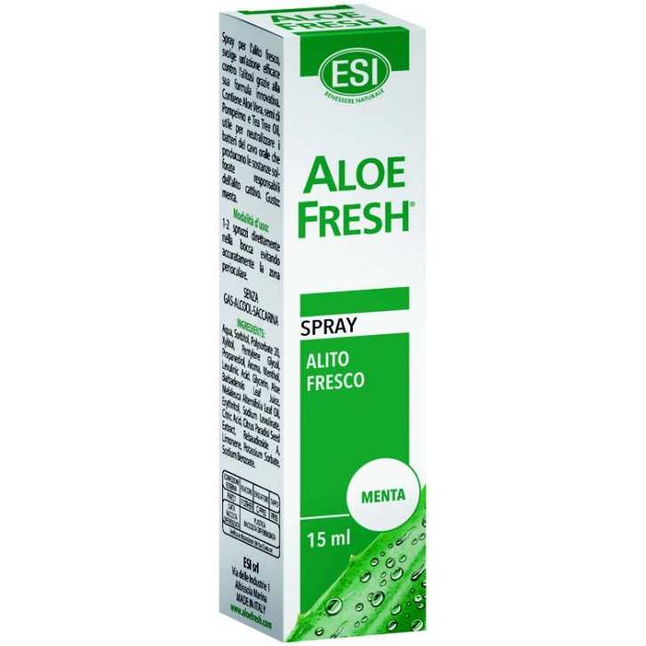 Esi Aloe Fresh Spray per alitosi Menta 15 ml