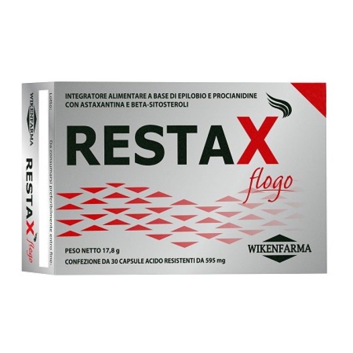 Restax Flogo integratore antiossidante per la prostata 30 capsule