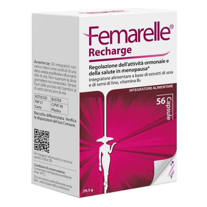 Femarelle Recharge integratore per la menopausa 56 capsule
