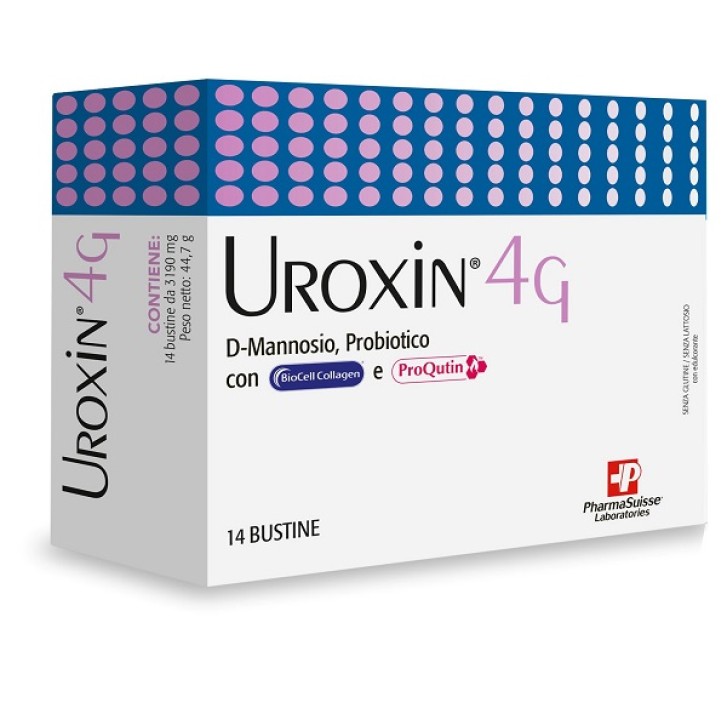 Uroxin 4G integratore per le vie urinarie 14 bustine