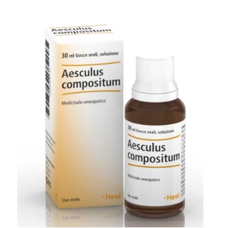 Guna Aesculus Compositum medicinale omeopatico per il microcircolo in gocce 30 ml