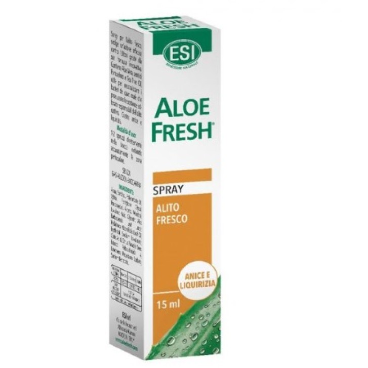 Esi Aloe Fresh Spray per alitosi Anice 15 ml