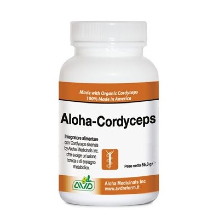 Aloha Cordyceps integratore per le difese immmunitarie 30 capsule