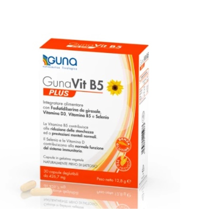 Guna GunaVit B5 Plus integratore contro l'affaticamento 30 capsule