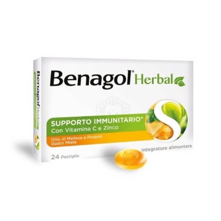 Benagol Herbal Gusto Miele 24 pastiglie