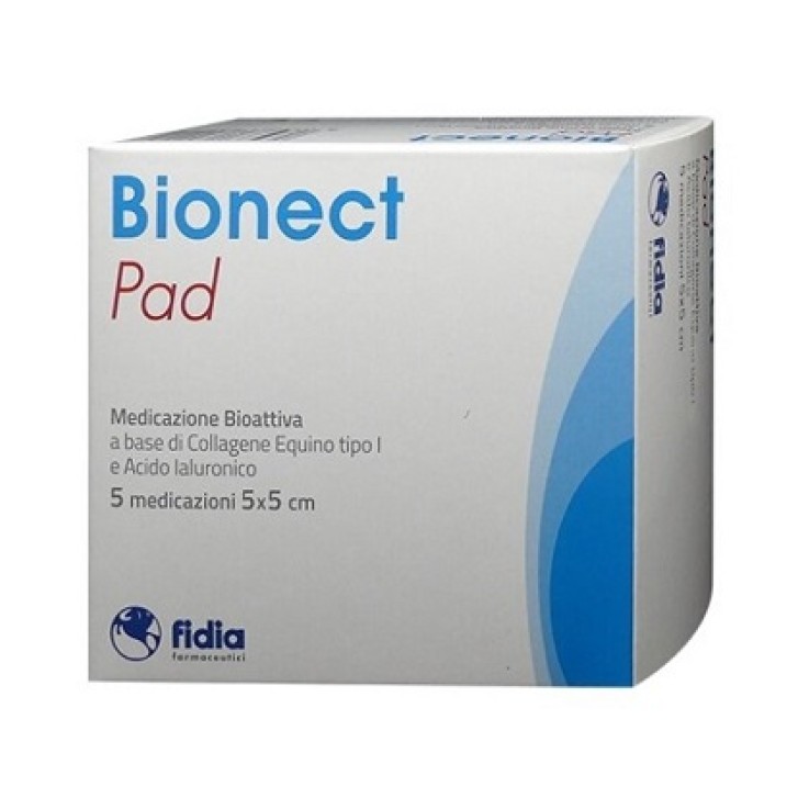 Bionect Pad Medicazioni Con Acido Ialuronico 5x5 cm