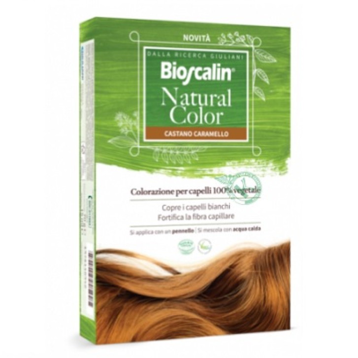 Bioscalin Natural Color - Colorazione per capelli castano caramello 70 gr