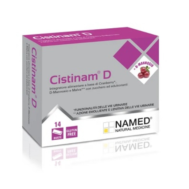 Named Cistinam D integratore per le vie urinarie 14 bustine