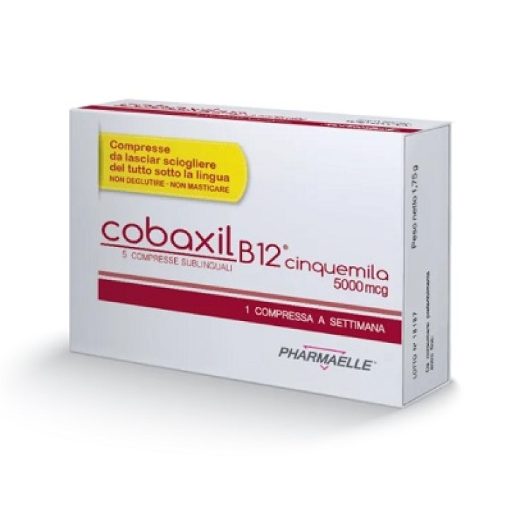 Cobaxil B12 Cinquemila integratore di vitamina B12 - 5 compresse sublinguali