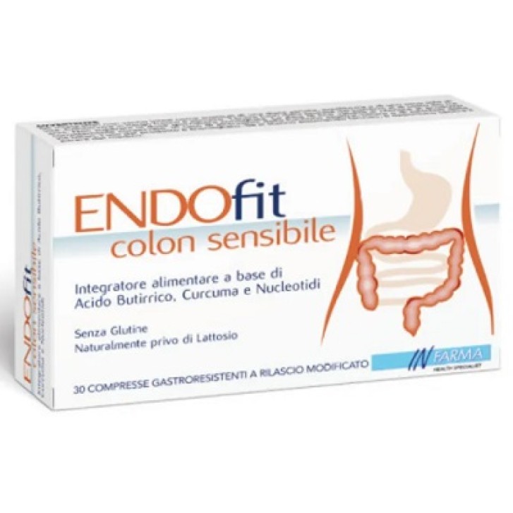 Endofit colon sensibile integratore alimentare 30 compresse