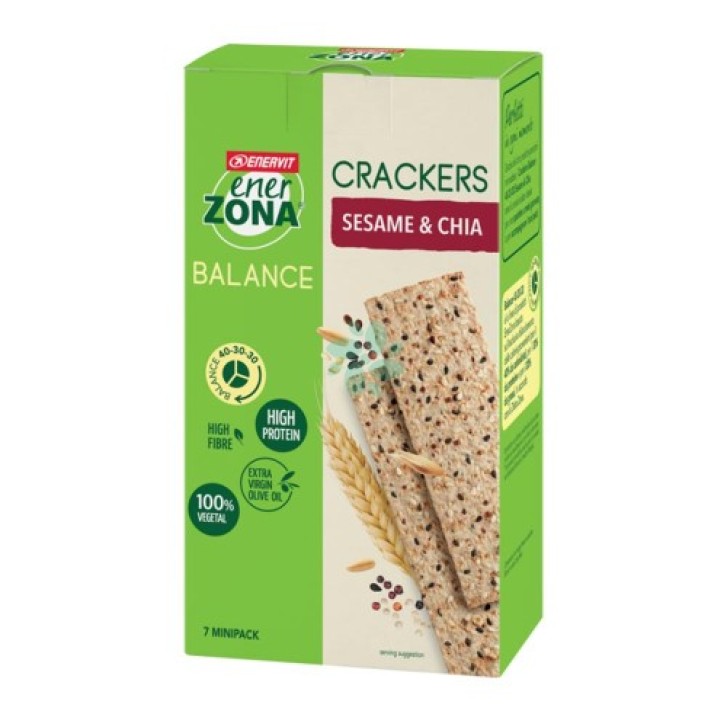 Enervit EnerZona Balance Crackers Sesamo e Chia 175 gr