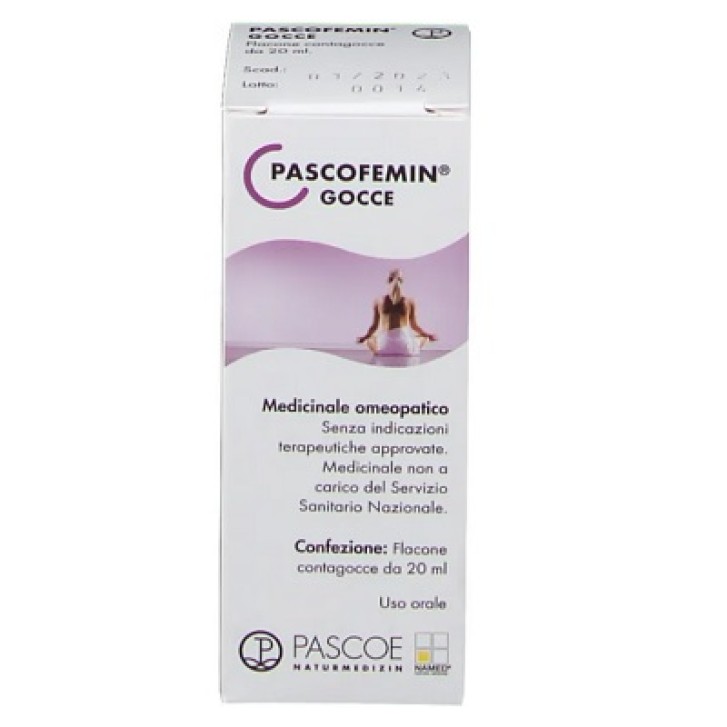 Named Pascofemin Pascoe rimedio omeopatico 20 ml