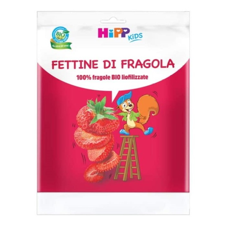 Hipp Kidds Fettine di Fragola Biologico 10 g