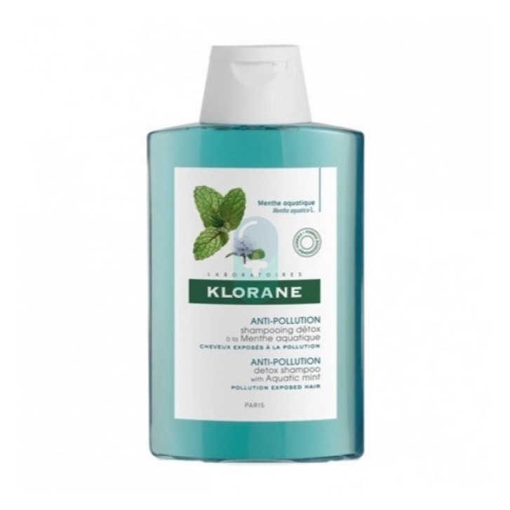 Klorane Shampoo Detox Anti-Inquinamento Menta Acquatica 200 ml