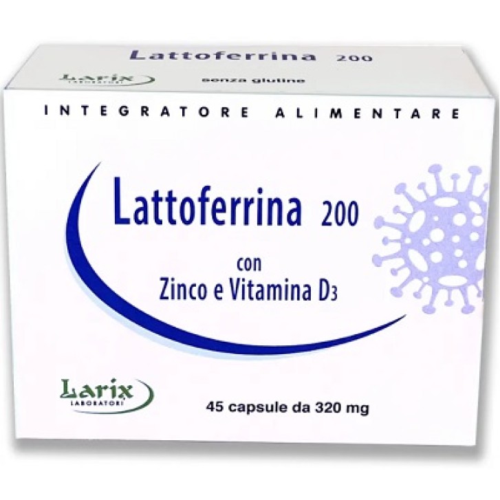 Larix LATTOFERRINA 200 integratore alimentare 45 capsule