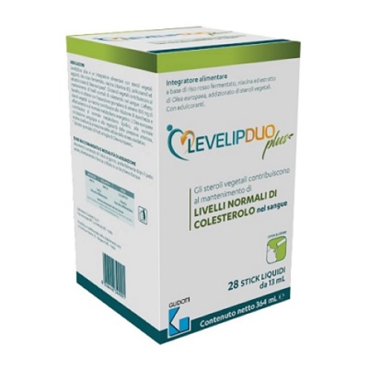 Levelipduo Plus integratore per il colesterolo 28 stick