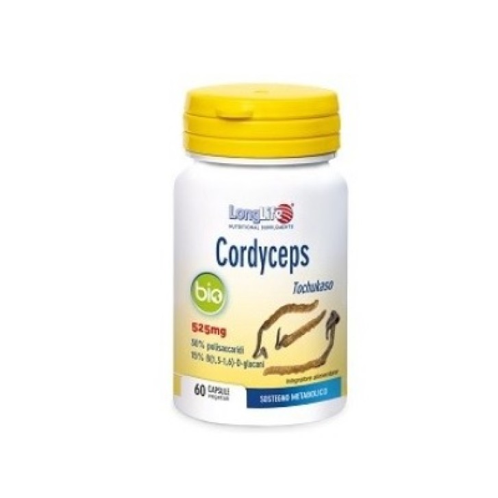 Longlife Cordyceps Bio Integratore per il benessere dell'umore 60 capsule