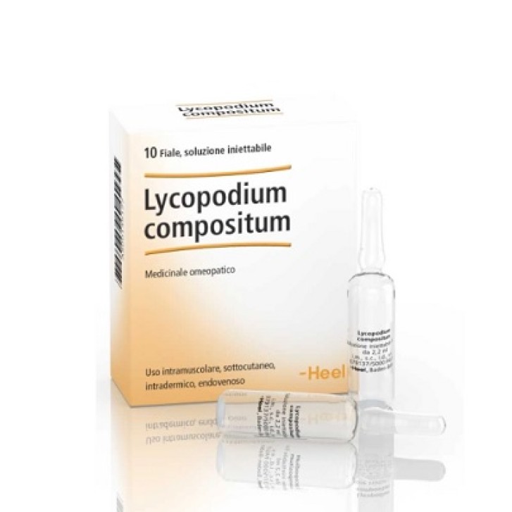 Heel Lycopodium compositum medicinale omeopatico per il fegato 10 fiale