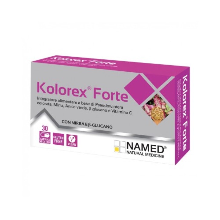 Named Kolorex Forte Integratore per la Candida 30 Capsule Vegetali