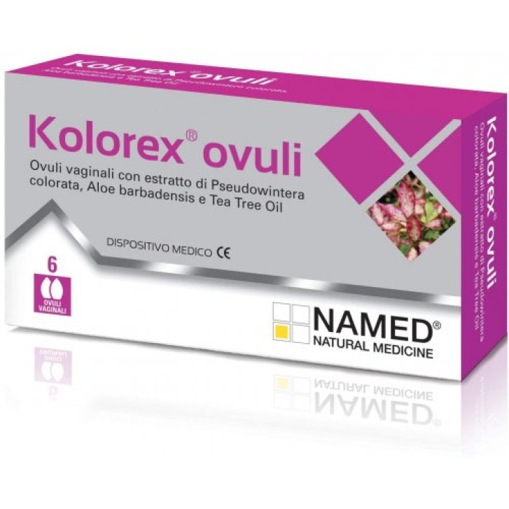 Named Kolorex Ovuli Vaginali 6 Pezzi