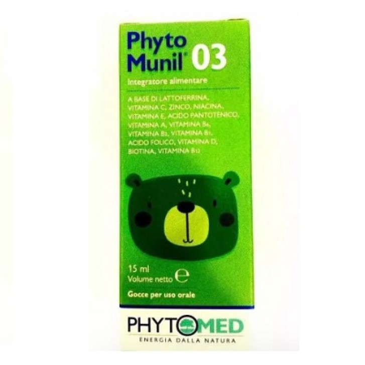 Phytomunil 03 integratore per le difese immunitarie Gocce 15 Ml