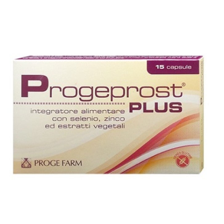 Progeprost plus integratore per la prostata 15 compresse