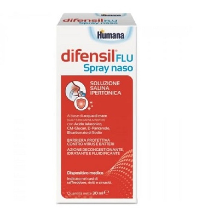 Humana Difensil Flu Spray naso 30 ml