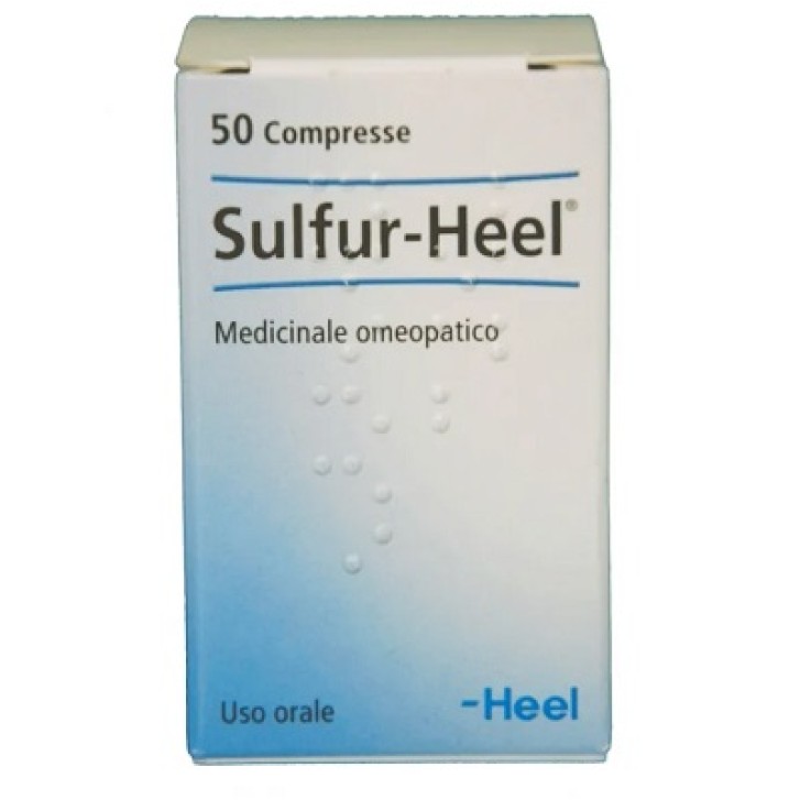 Heel Sulfur medicinale omeopatico dermatiti 50 compresse