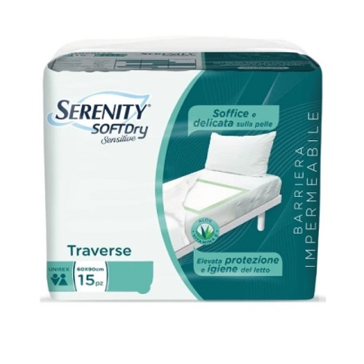 Serenity Soft Dry Sensitive Traversa salvamaterasso 60x90 cm 15 pezzi **