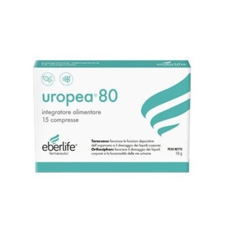Uropea 80 integratore per le vie urinarie 15 compresse