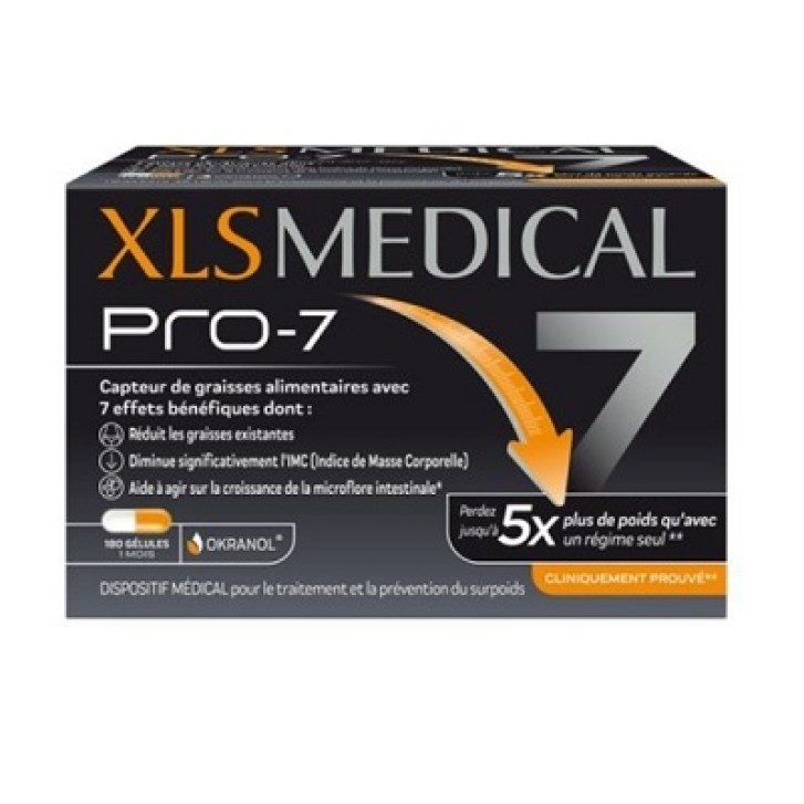 Xls Medical Pro 7 Trattamento perdita di peso 180 capsule
