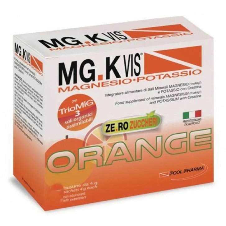 Mgk Vis Orange Zero Zuccheri Integratore Sali Minerali 15 Bustine - MGK-VIS