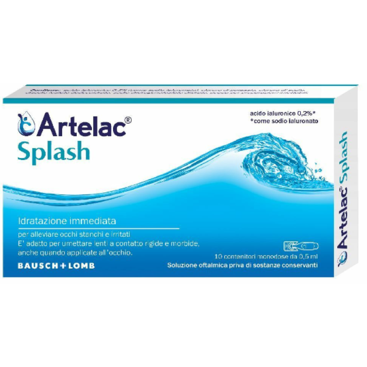 Artelac Splash Gocce oculari 10 flaconcini monodose