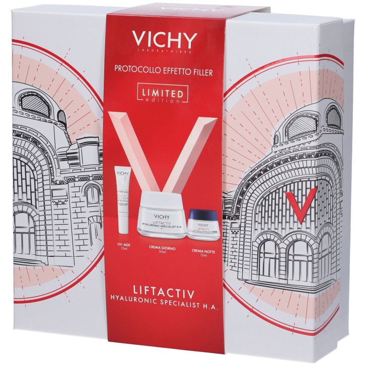 Liftactiv HA Cofanetto Anti Età Crema Giorno Notte SPF50 50ml+50ml+15ml - Vichy