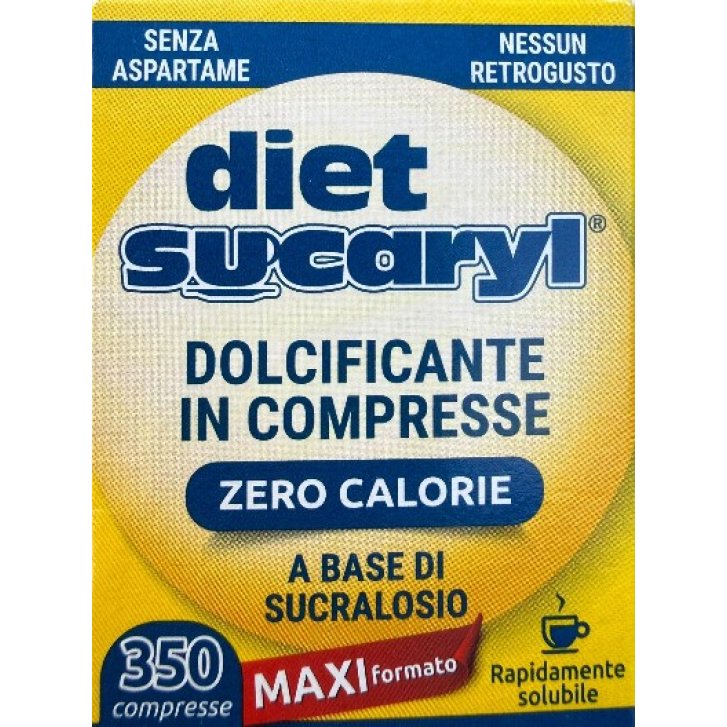 Diet Sucaryl Dolcificante Senza Aspartame per Diabetici 350 Compresse - Diet Sucaryl