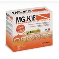 MG.K Vis Integratore Energetico Magnesio e Potassio Zero Zuccheri Arancia 15 Bustine