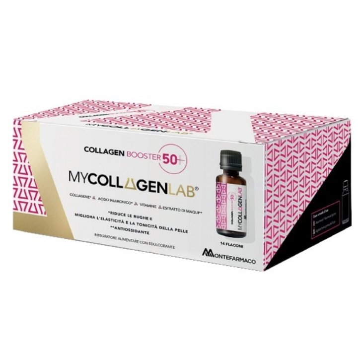Collagen Booster 50+ Integratore Liquido Antirughe 14 Flaconcini da 25ml - Mycollagenlab