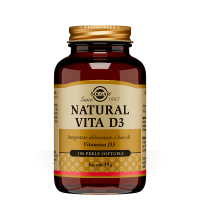 Solgar Natural Vita vitamina D3 100 Perle integratore alimentare 